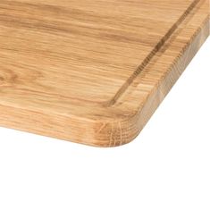 Lesena deska za rezanje z žlebom 35x25 - hrast