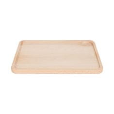 Greatstore Lesena deska za rezanje z utori in luknjami 40x30 - bukev