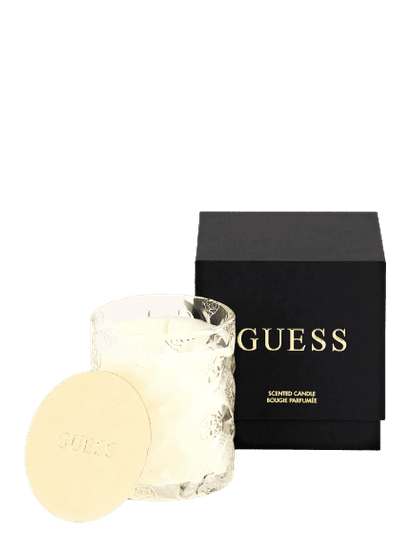 Guess dišeča sveča Peony Diamond Cut - bela