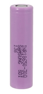 Samsung Li-Ion polnilna baterija 18650 • 3,7V 3000mAh • max 15A • za industrijsko uporabo | brez zaščite