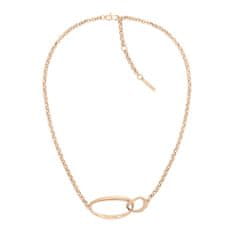 Calvin Klein Očarljiva bronasta kiparska ogrlica 35000355