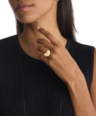 Calvin Klein Trden pozlačen prstan Trends 35000441 (Obseg 54 mm)