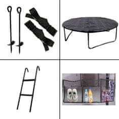 Greatstore Jumpi 487cm/16FT Maxy Comfort Plus Purple Garden trampolin z notranjo mrežo