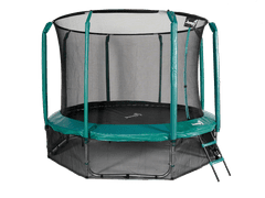 Greatstore Jumpi 312cm/10FT Maxy Comfort zeleni vrtni trampolin z notranjo mrežo