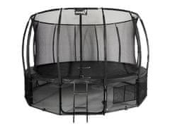 Greatstore Jumpi 487cm/16FT Maxy Comfort Plus črni vrtni trampolin z notranjo mrežo