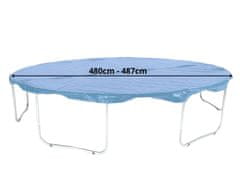 Greatstore Zaščitna prevleka za trampolin 16FT/487cm BLUE