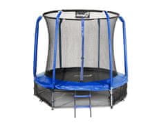 Jumpi 252cm/8FT Maxy Comfort Modri vrtni trampolin z notranjo mrežo