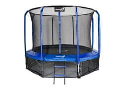 Jumpi 374cm/12FT Maxy Comfort Modri vrtni trampolin z notranjo mrežo