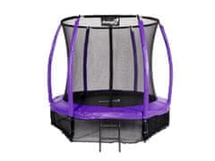 Jumpi 252cm/8FT Maxy Comfort Plus Purple vrtni trampolin z notranjo mrežo