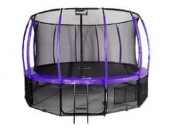 Jumpi 435cm/14FT Maxy Comfort Plus Purple vrtni trampolin z notranjo mrežo