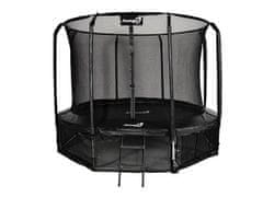 Jumpi 312cm/10FT Maxy Comfort vrtni trampolin črne barve z notranjo mrežo