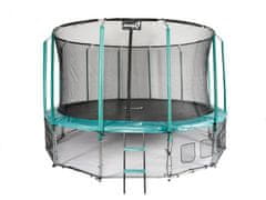 Jumpi 487cm/16FT Maxy Comfort Zeleni vrtni trampolin z notranjo mrežo