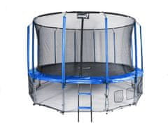 Greatstore Jumpi 487cm/16FT Maxy Comfort Modri vrtni trampolin z notranjo mrežo