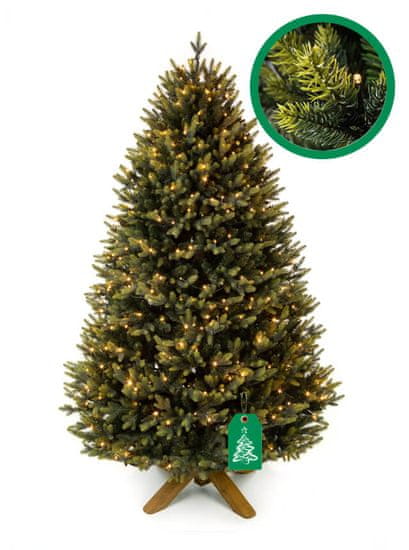 Božično drevo Baltic Edition smreka LED 220 cm