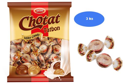 Antat čokolade Chotat Tatbon milk 125g (3 kosi)