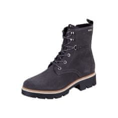 Tamaris Čevlji črna 41 EU Anthracite Materilmix Aus Leder Und Sythetik