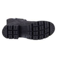 Tamaris Čevlji črna 41 EU Anthracite Materilmix Aus Leder Und Sythetik