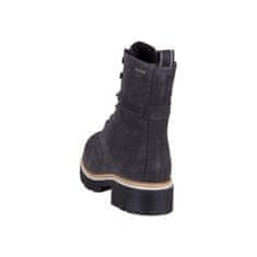 Tamaris Čevlji črna 41 EU Anthracite Materilmix Aus Leder Und Sythetik