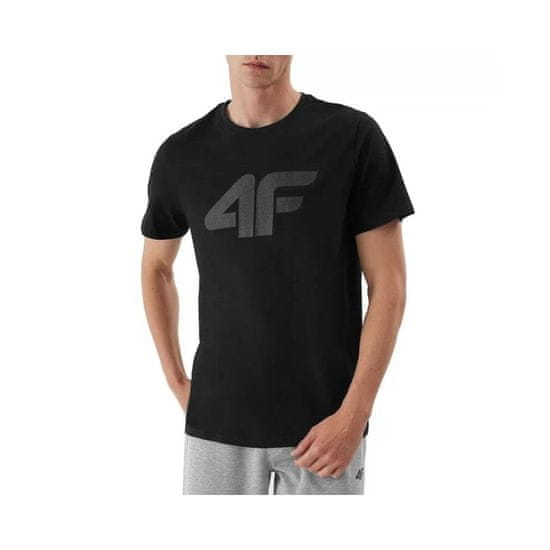4F Majice črna 4FAW23TTSHM087720S