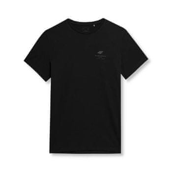 4F Majice črna XL AW23TTSHM095120S