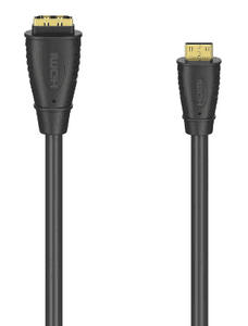 Hama 205167 HDMI adapter, tip C (mini) - tip A, pozlačen
