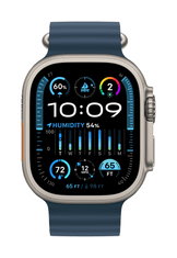 Apple Watch Ultra 2 GPS+Cellular pametna ura, 49 mm, ohišje Titanium, pašček Blue Ocean (MREG3BS/A)
