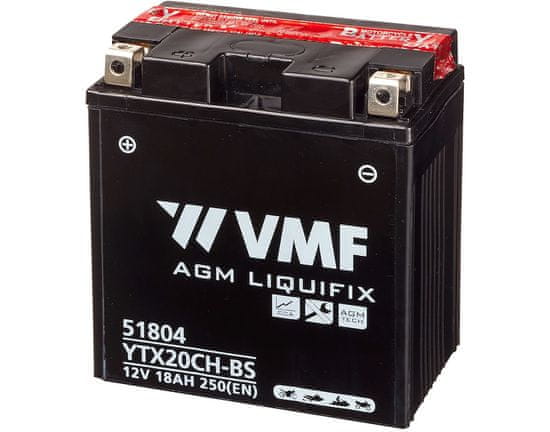 VMF YTX20CH-BS akumulator za motor YTX20A-BS • 12V 18Ah • DXŠXV: 150x87x161 • CCA 250 A