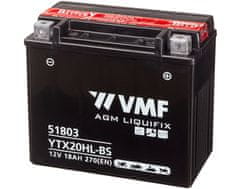 VMF YTX20HL-BS akumulator za motor 65989-90B (HD) • 12V 18Ah • DXŠXV: 175x87x155 • CCA 270 A