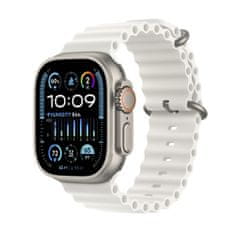 Apple Watch Ultra 2 GPS+Cellular pametna ura, 49 mm, ohišje Titanium, pašček White Ocean (MREJ3BS/A)