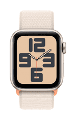 Apple Watch SE pametna ura, 40 mm, GPS, Loop pašček, Starlight