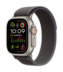 Apple Watch Ultra 2 GPS+Cellular pametna ura, 49 mm, ohišje Titanium, pašček S/M, Blue/Black Trail Loop (MRF53BS/A)