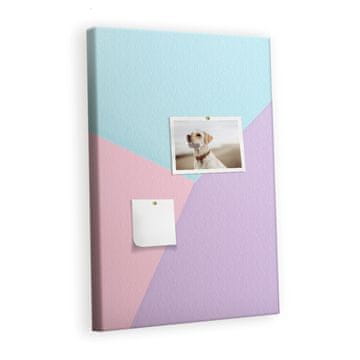 tulup.si Plutovinasta tabla Pastelni vzorec Barvne zatiči