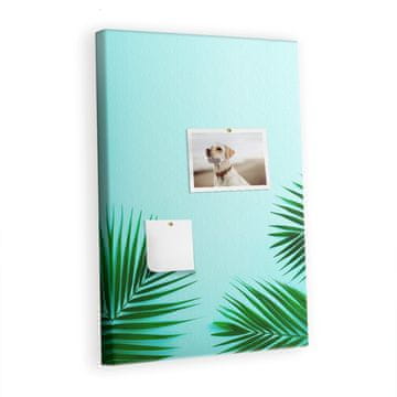 tulup.si Plutovinasta tabla Abstraktni listi Barvne zatiči