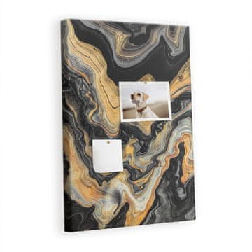 tulup.si Slika na pluti Abstrakcija madežev Kovinski zatiči