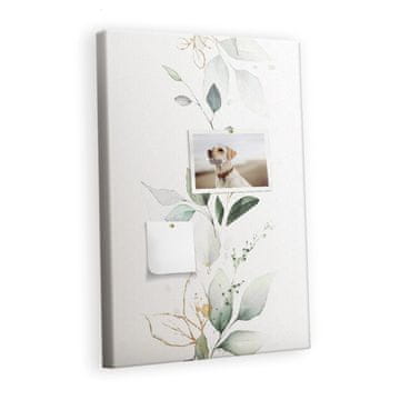 tulup.si Plošča iz plute Rastlinski hitri listi Kovinski zatiči