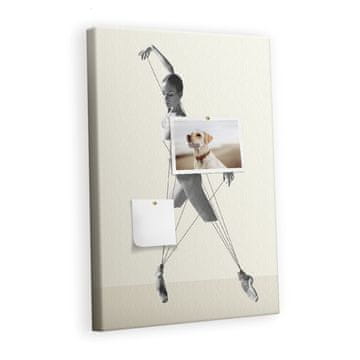 tulup.si Plošča iz plute Baletnik Barvne zatiči