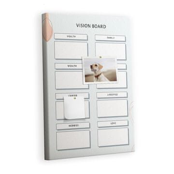 tulup.si Plošča iz plute Zdravje, potovalna plaketa Barvne zatiči