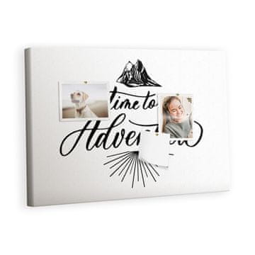 tulup.si Plošča iz plute Potovalni citat Barvne zatiči