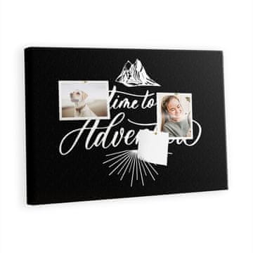 tulup.si Plošča iz plute Navdihujoči citat Lesene zatiči