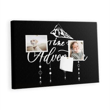 tulup.si Plošča iz plute Navdihujoči citat Barvne zatiči