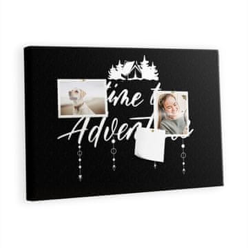 tulup.si Plošča iz plute Navdihujoči citat Barvne zatiči