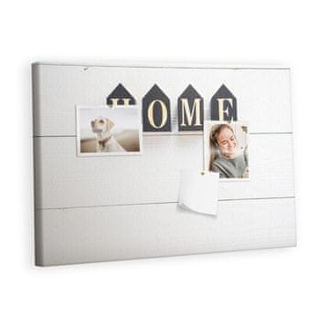 tulup.si Plošča iz plute Napis hiše Lesene zatiči