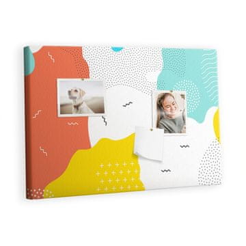 tulup.si Plutovinasta tabla Pop abstrakcija Lesene zatiči