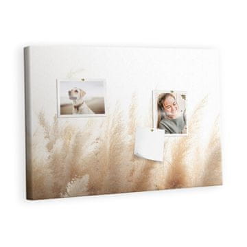 tulup.si Plutovinasta tabla Abstrakcija zrnja Kovinski zatiči