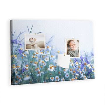 tulup.si Plošča iz plute Metulj na travniku Lesene zatiči