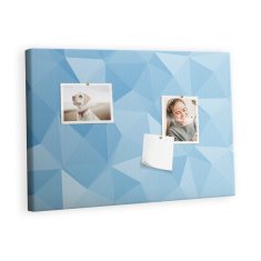 tulup.si Plošča iz plute Trikotni abstrakcija 60x40 cm Barvne zatiči