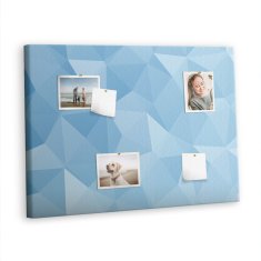 tulup.si Plošča iz plute Trikotni abstrakcija 100x70 cm Kovinski zatiči