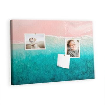 tulup.si Slika na pluti Plaža morja piasek Kovinski zatiči