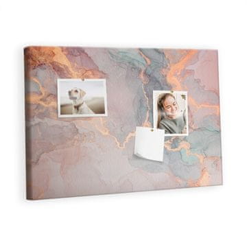 tulup.si Slika na pluti Dekorativni marmor Kovinski zatiči