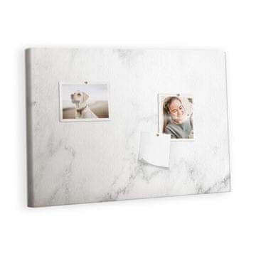 tulup.si Plošča iz plute Marmor Lesene zatiči